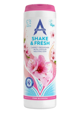 Освежитель ковров Astonish Shake & Fresh Pink Blossom, 350 г
